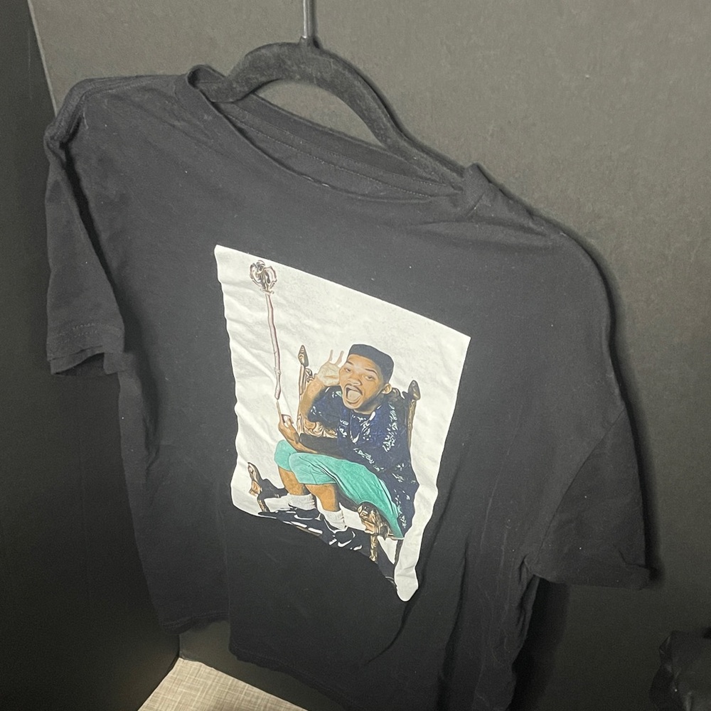 Iconic Fresh Prince Black Graphic T-Shirt
